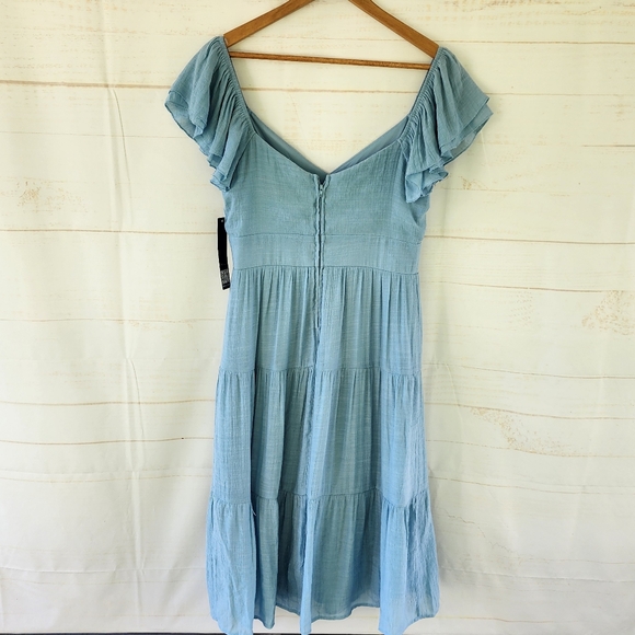 Trixxi Blue Midi Dress - Picture 3 of 10